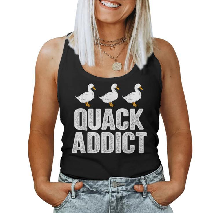 Quack Addict Duck Lover Women Tank Top