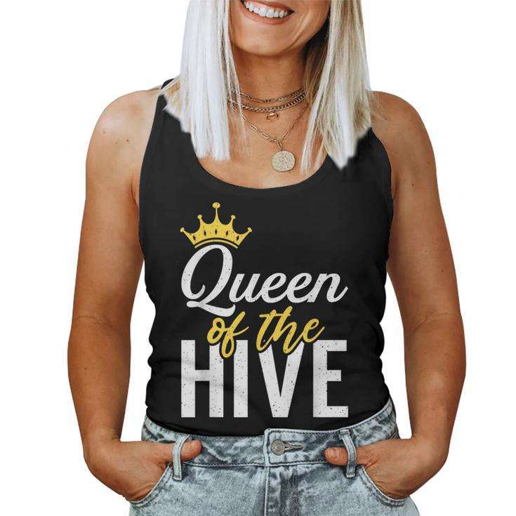 Queen Of The Hive Bee Lover Beekeeping Women Tank Top