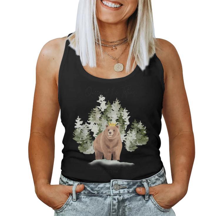 Queen Of The Tetons Grizzly Bear 399 Gtnp Women Tank Top