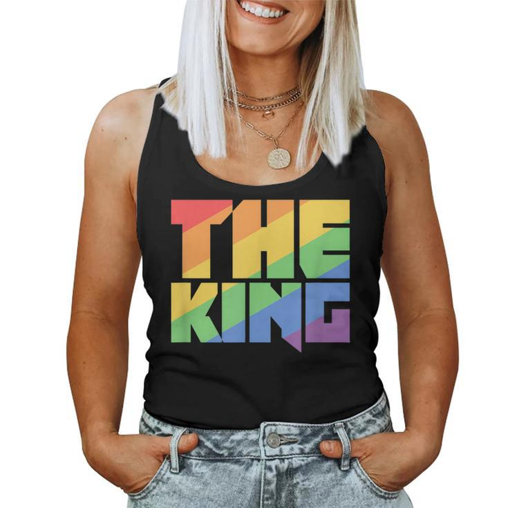 Rainbow Lgbtq Drag King Women Tank Top