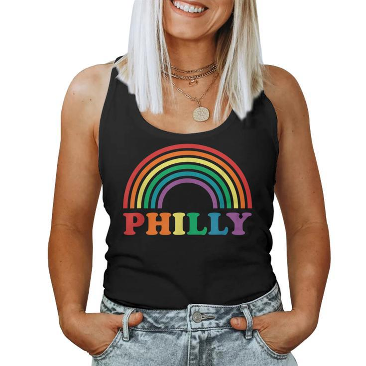 Rainbow Pride Gay Lgbt Parade Philly Philadelphia Women Tank Top