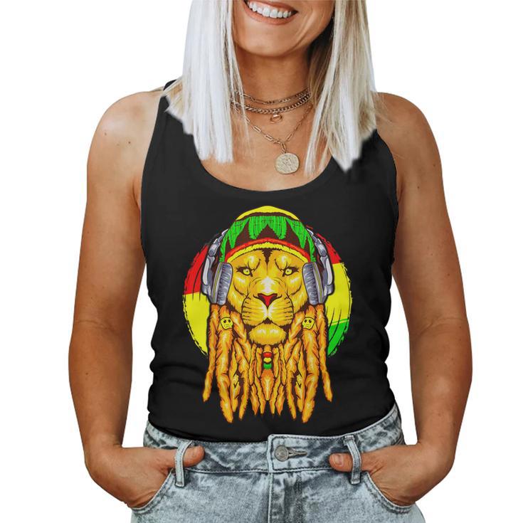 Rastafarian Lion Leo Horoscope Zodiac Sign Rasta Women Women Tank Top