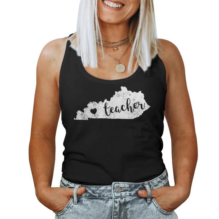 Red For Ed Kentucky Teacher Public Education Women Tank Top