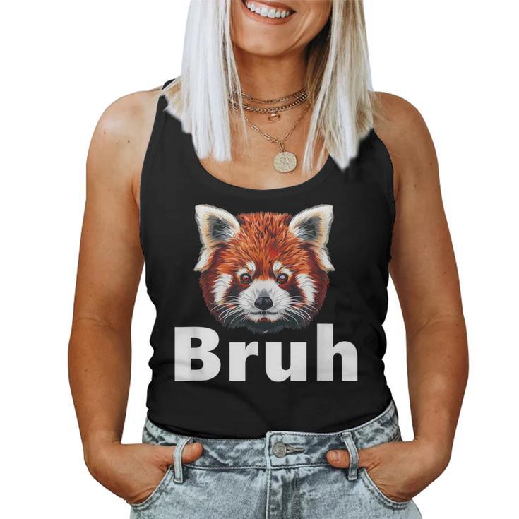 Red Panda Bruh Women Tank Top