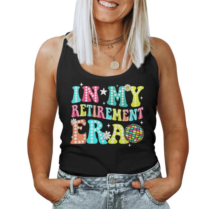 In My Retirement Era Groovy Teacher Retired 2024 Women Tank Top