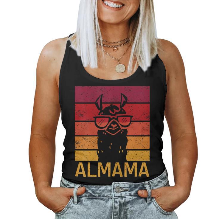 Retro Almama Muttertag Beste Mama Alpaka Tank Top Frauen