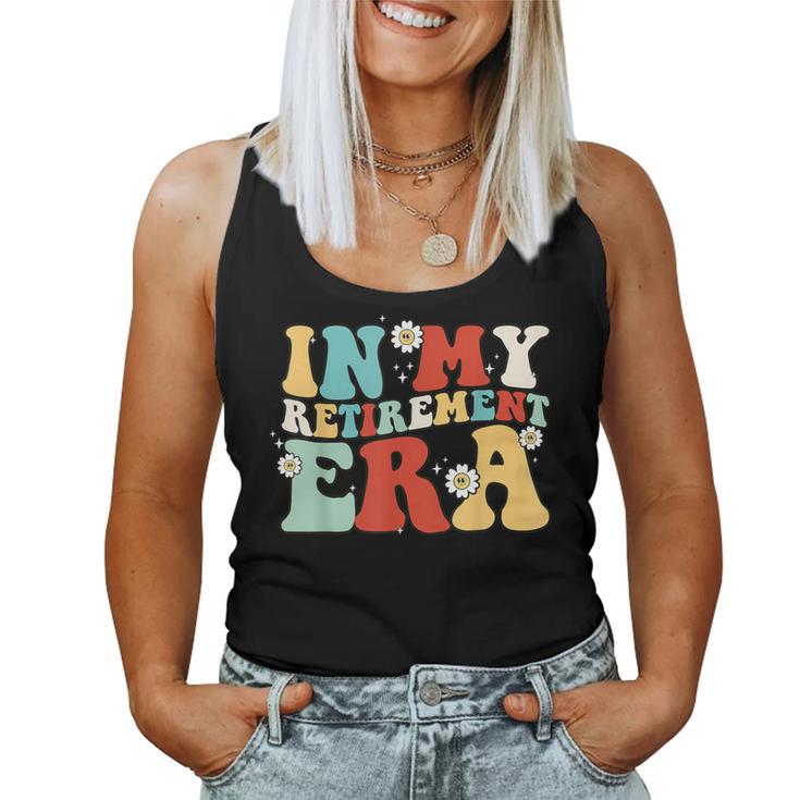 Retro Groovy In My Retirement Era Teacher Retired Women Tank Top