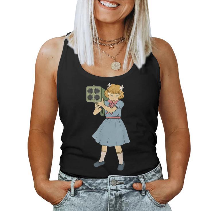 Rocket Launcher Girl Clementine Punk Goth Horror Fan Women Tank Top