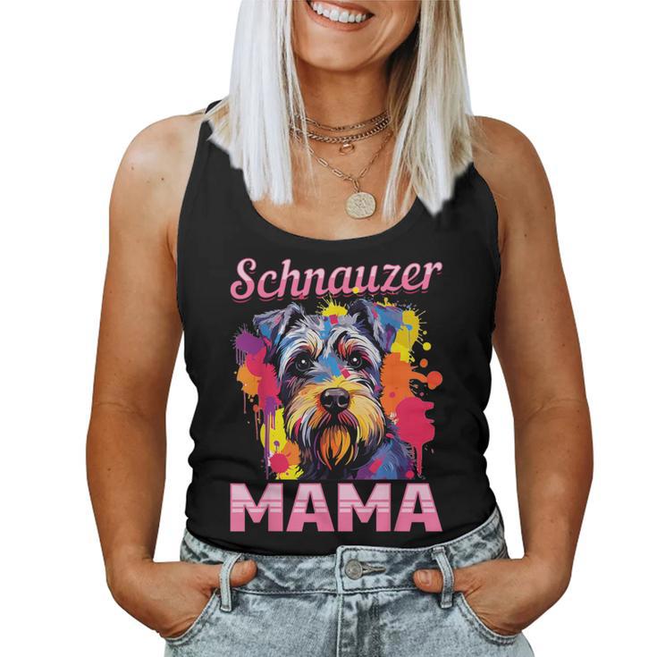 Schnauzer Dog Breed Pet Schnauzer Mama Tank Top Frauen