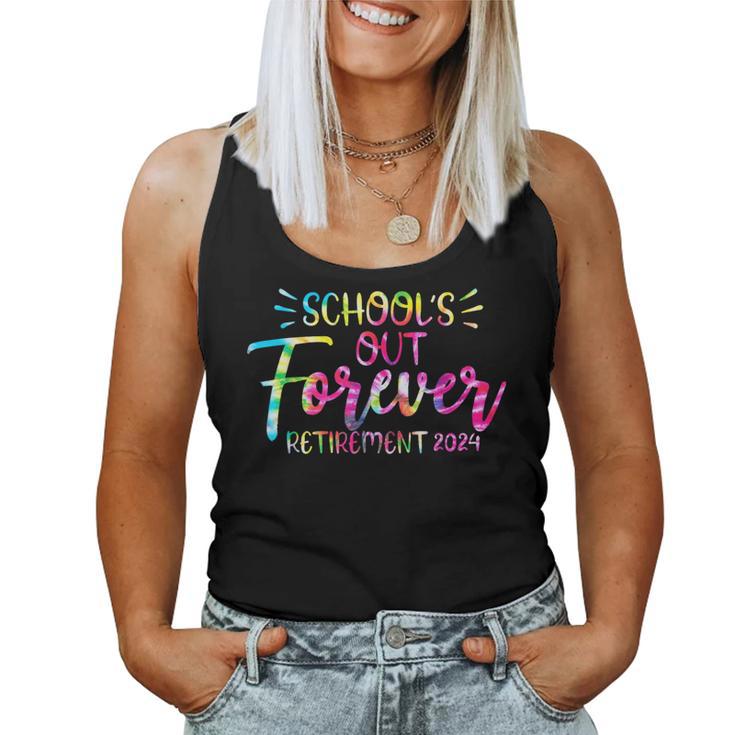 Schools Out Forever Teacher Retirement 2024 Women Tank Top