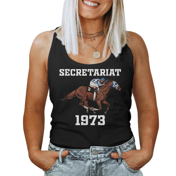 Secretariat 1973 Derby Horse Racing Women Tank Top