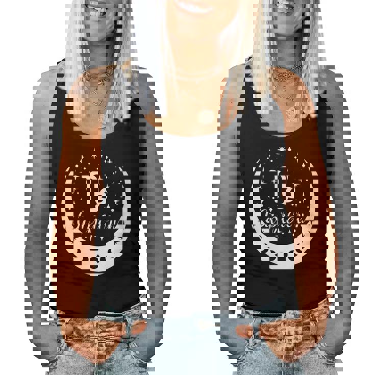 Signo Del Horóscopo Del Zodiaco De Capricornio Tarot Astrológico Cuello Camiseta sin mangas para mujer