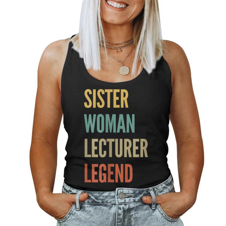 Sister Woman Lecturer Legend Women Tank Top