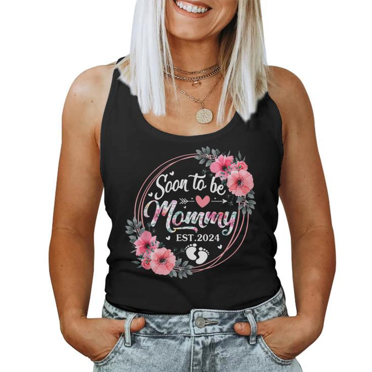 Soon To Be Mommy 2024 Mother's Day First Time Mom Pregnancy Women Tank Top