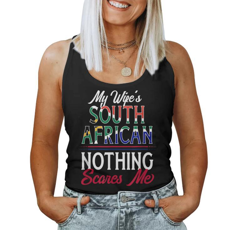 South African Wife South Africa Husband Anniversary Wedding Women Tank Top