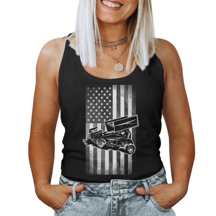 Sprint Car Racing Race Track Racer Women Tank Top