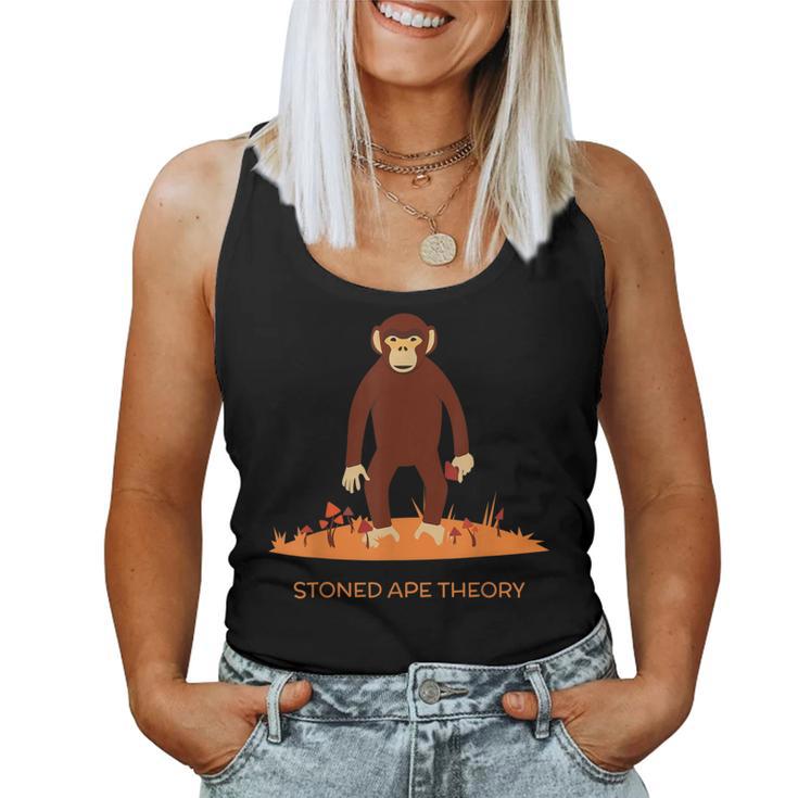 Stoned Ape Theory Magic Mushroom Psychedelic High Women Tank Top