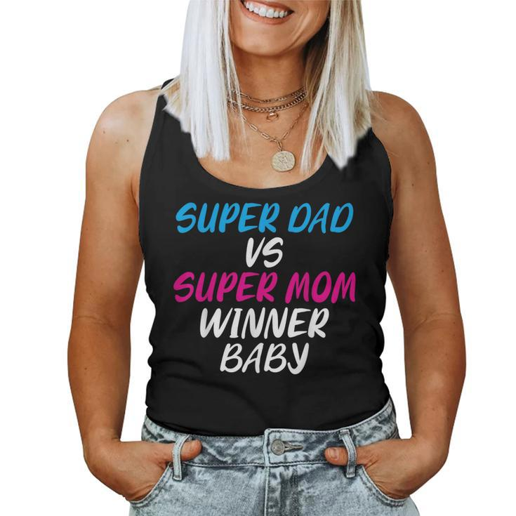 Super Dad Vs Super Mom Winner Baby For New Parents Women Tank Top