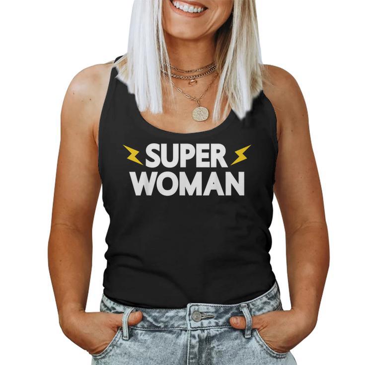 Super Woman Mother's Day Costume Mom Grandma Ladies Women Tank Top