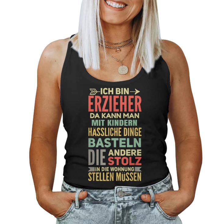 Teacher Teacher Women's Things Craft Teacher Tank Top Frauen