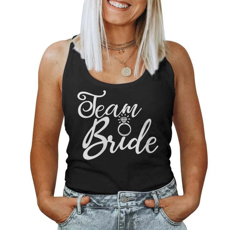 Team Bride Bachelorette Party Bridal Party Matching Women Tank Top