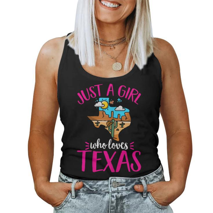 Texas Home Love Texan Girl Who Loves Her Texas Women Tank Top