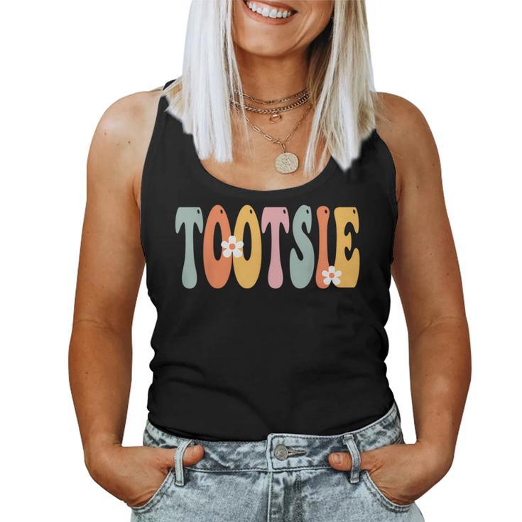 Tootsie Retro Groovy Mama Süße Lustige Oma Zum Muttertag Tank Top Frauen