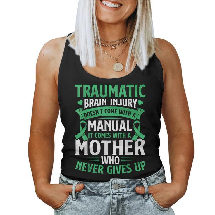 Traumatic Brain Injury Tbi Awareness Survivor Mom Girl Women Tank Top