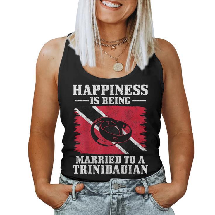 Trinidadian Wife Husband Wedding Trinidad & Tobago Flag Women Tank Top