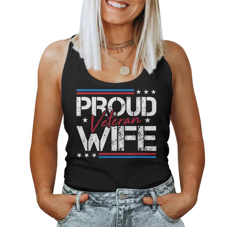 Veteran Proud Wife Army Cool Mother's Day Military Women Tank Top