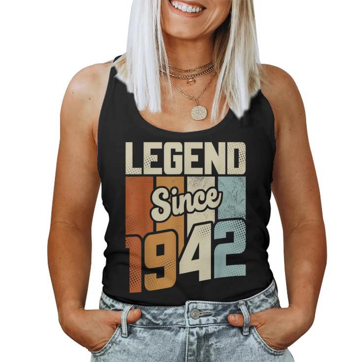 Vintage 1942 81 Birthday Decorations 81St Birthday Women Tank Top