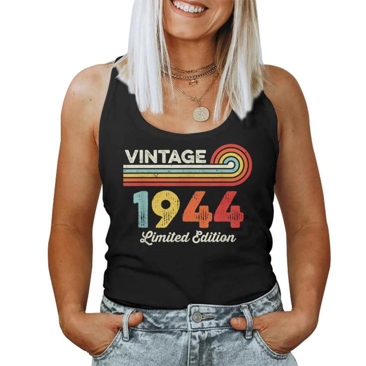 Vintage 1944 Birthday Limited Edition Born In 1944 Women Tank Top