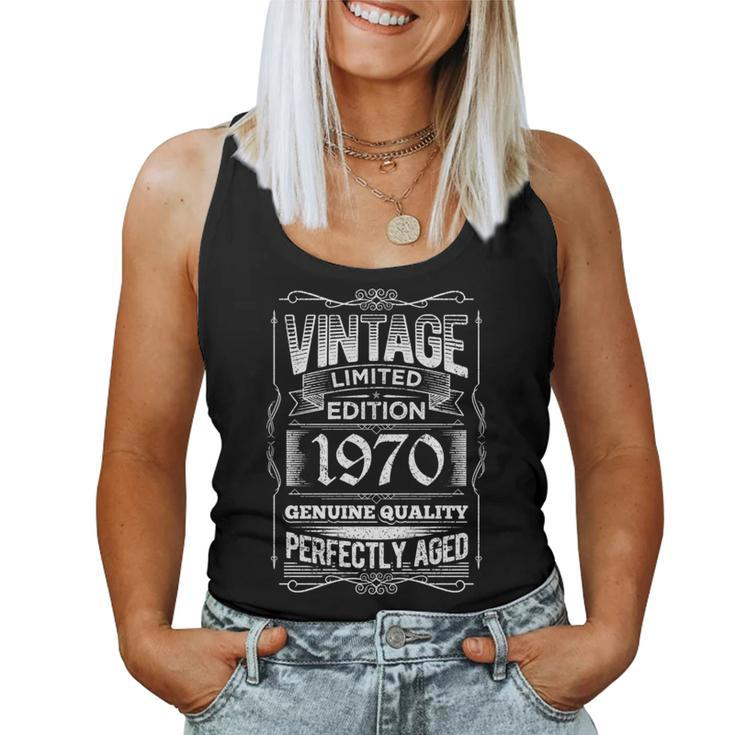 Vintage 1970 54Th Birthday 54 Years Old Women Tank Top