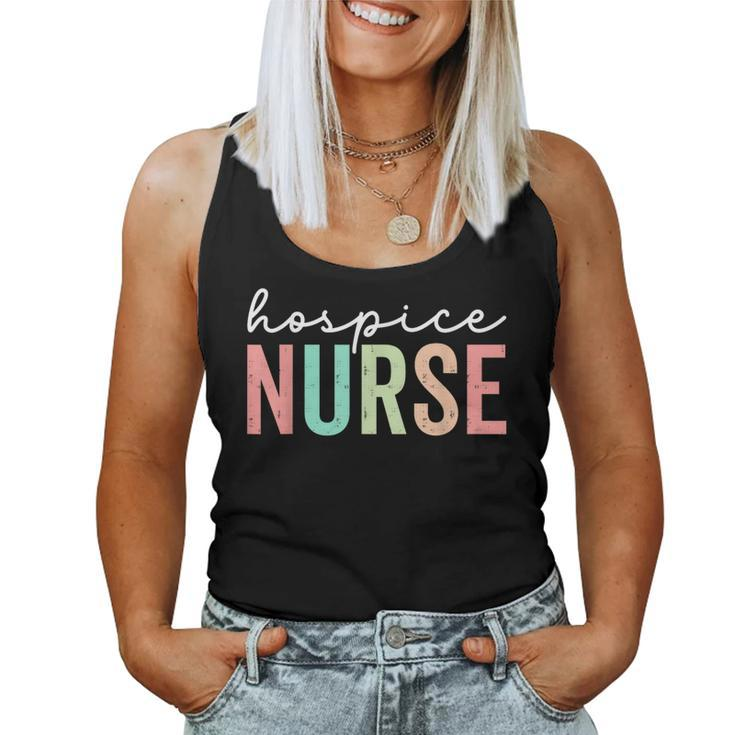 Vintage Hospice Nurse Appreciation Week Nursing Hospice Cna Women Tank Top