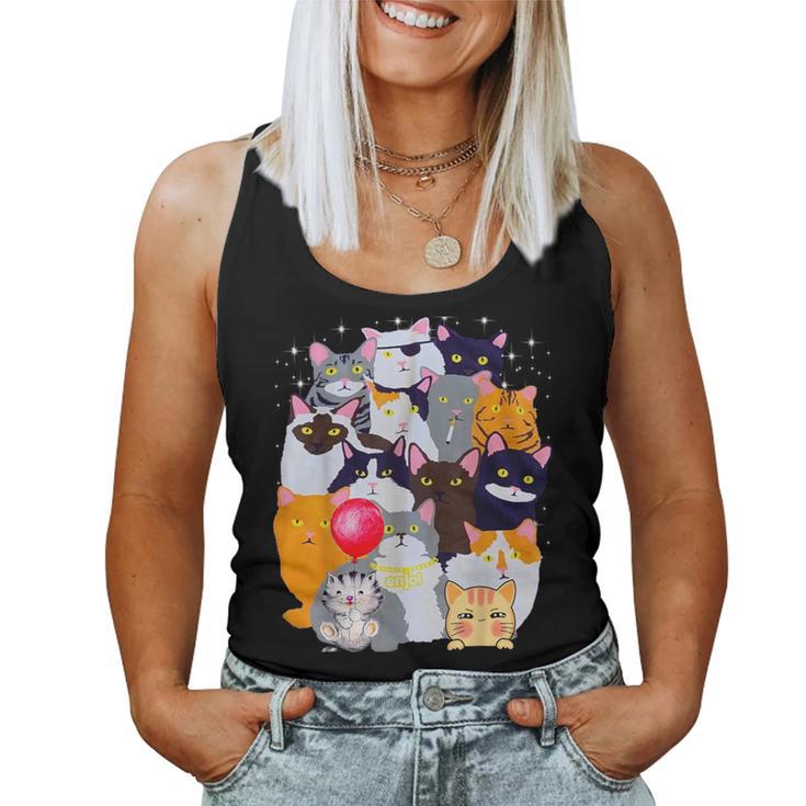 Vintage Y2k Enjoi Cat Gang Cool Cat Mom Cat Dad Kitten Lover Women Tank Top