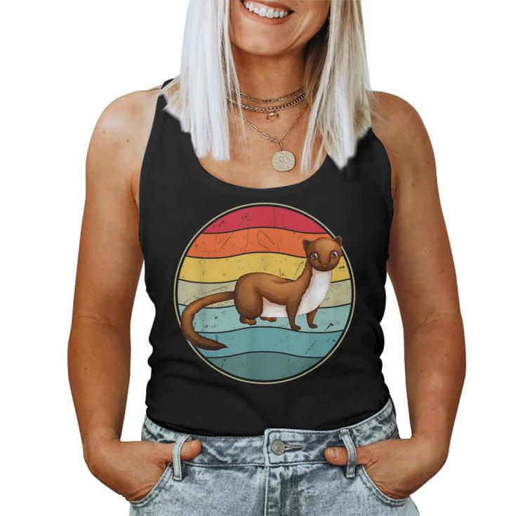 Weasel Retro Weasel Lover Weasel Boy Weasel Girl Women Tank Top