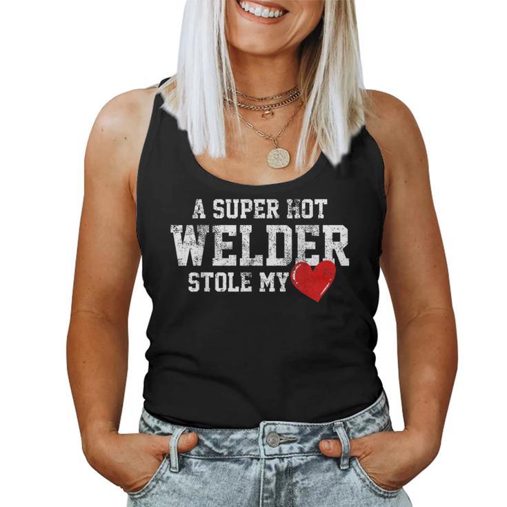 Wife Girlfriend Welder Welding Women Tank Top