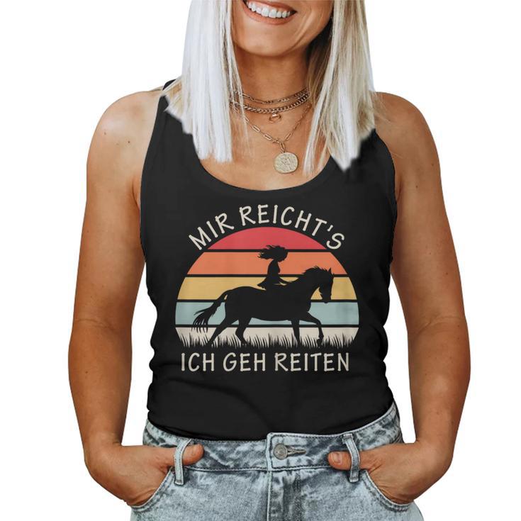 Women's Mir Reichts Ich Geh Reiten Pferde Tank Top Frauen