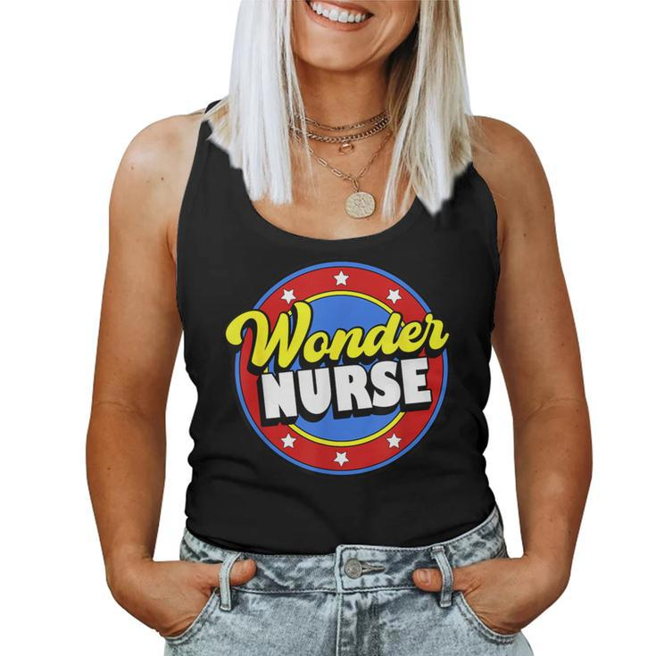 Wonder Nurse Super Woman Power Superhero Birthday Women Tank Top