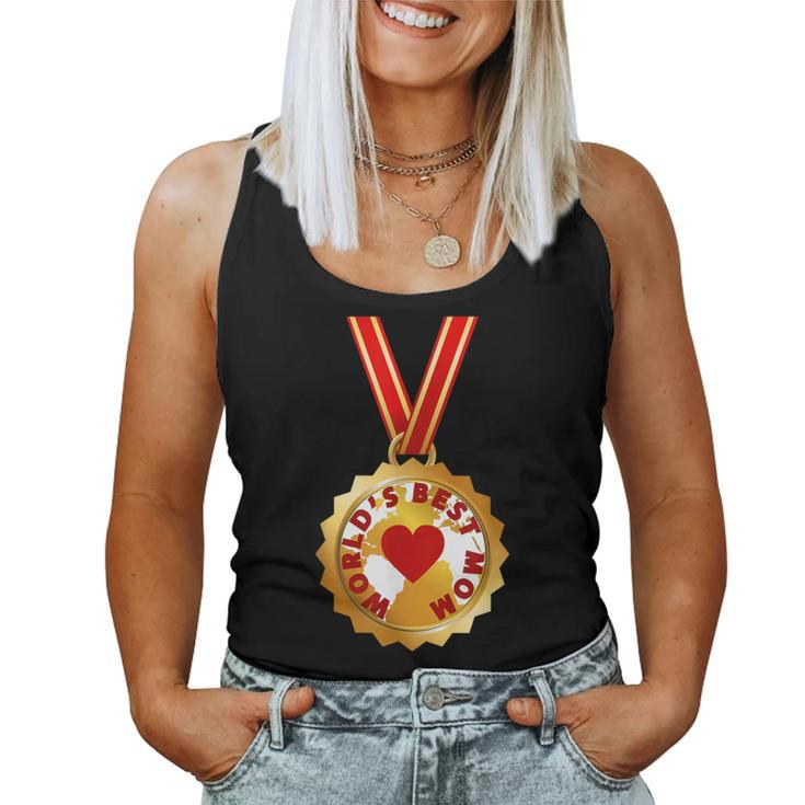 World's Best Mom Gold Medal Mother's Day Women Tank Top