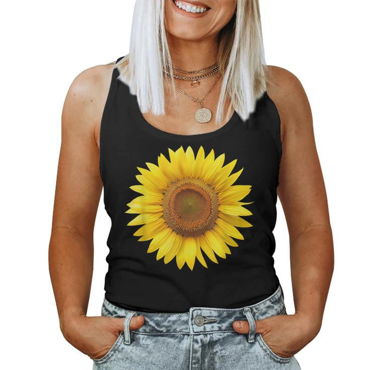 Yellow Sunflower Floral Flower Women Tank Top