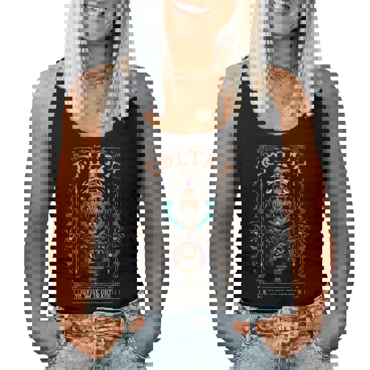 Zoltar Te Muestra Unistazo A Tu Futuro Cuello Camiseta sin mangas para mujer