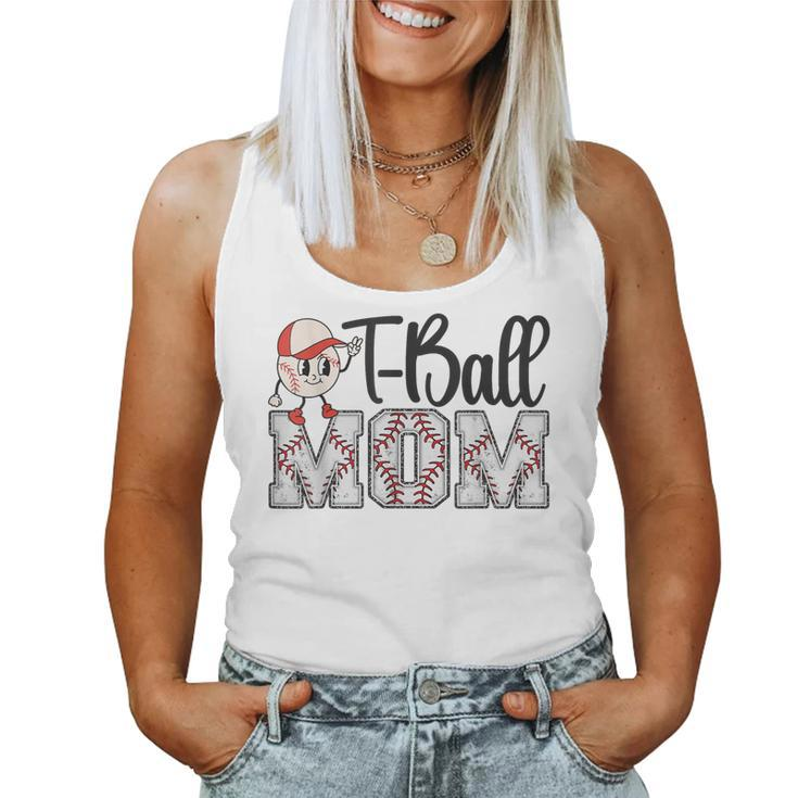 Ball Mom Leopard Tball Mom Mother's Day Women Tank Top