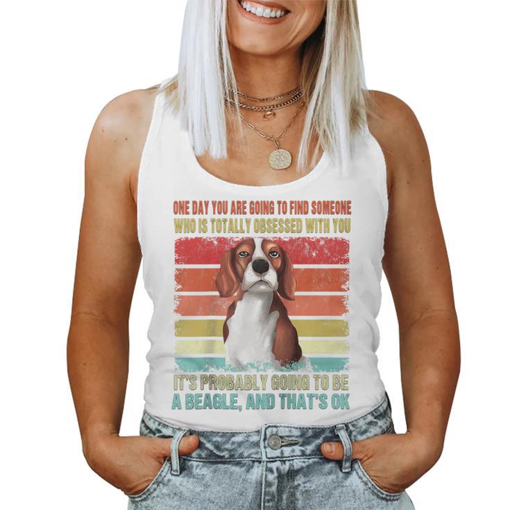 Beagle-Hund Mutter Papa Beagle Hundebesitzer Geschenke Für Frauen Männer Kinder Raglan Tank Top Frauen