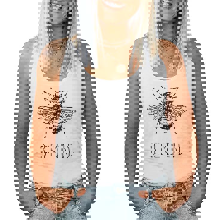Bee Kind Chica Feminista Abejas Naturaleza Amante De La N Camiseta sin mangas para mujer