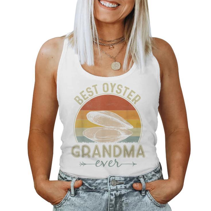 Best Oyster Grandma Ever Retro Mother's Day Women Tank Top