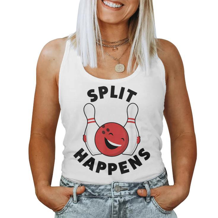 Bowling For And Split Happens Women Tank Top