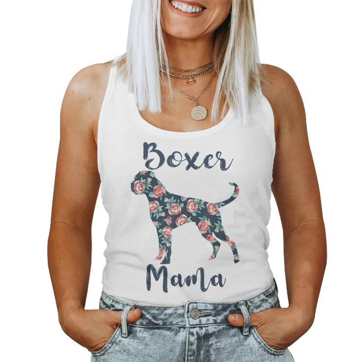 Boxer-Mama Dog Mom Mother Day Lover Women Tank Top