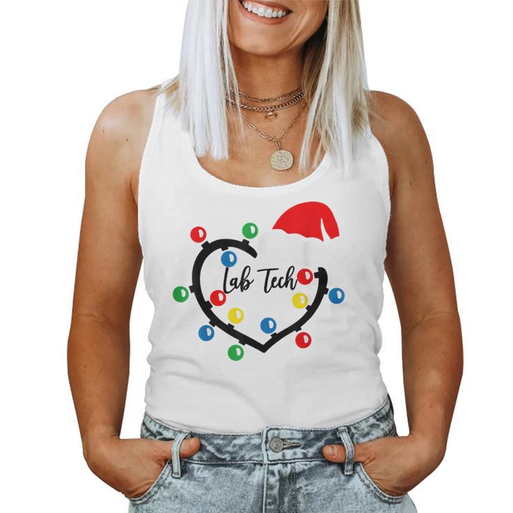 Christmas Lights Lab Tech Nurse Costume Christmas 2020 Women Tank Top