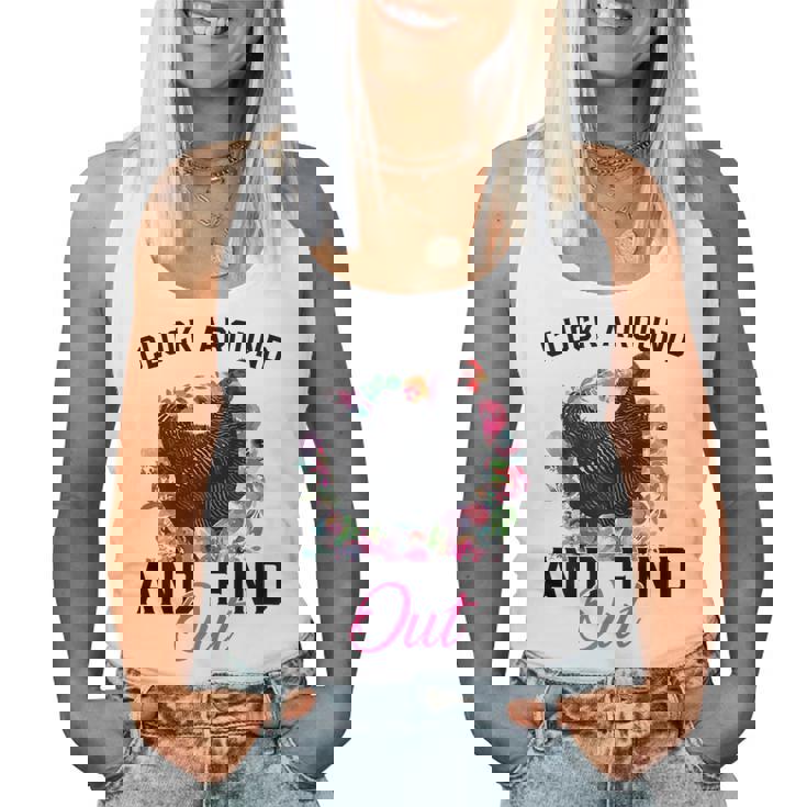 Cluck Around And Find Out Chicken Rooster Girls Women Tank Top Cluck Around And Find Out Chicken Rooster Girls Women Tank Top